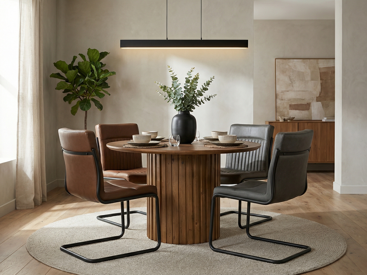 How to Care for a Round Wooden Dining Table