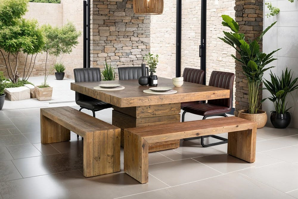 Why Reclaimed Wood Dining Benches Add Rustic Charm