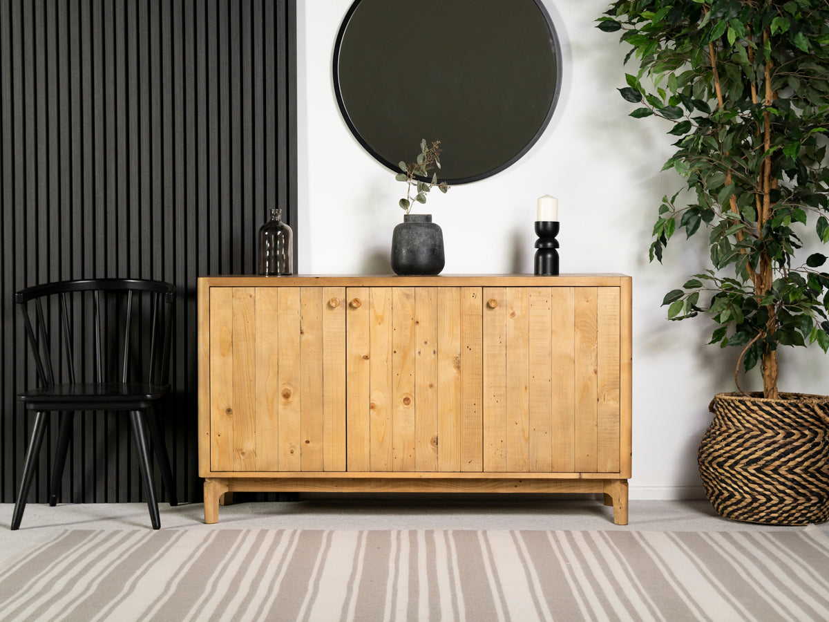 Scandi 3 Door Sideboard