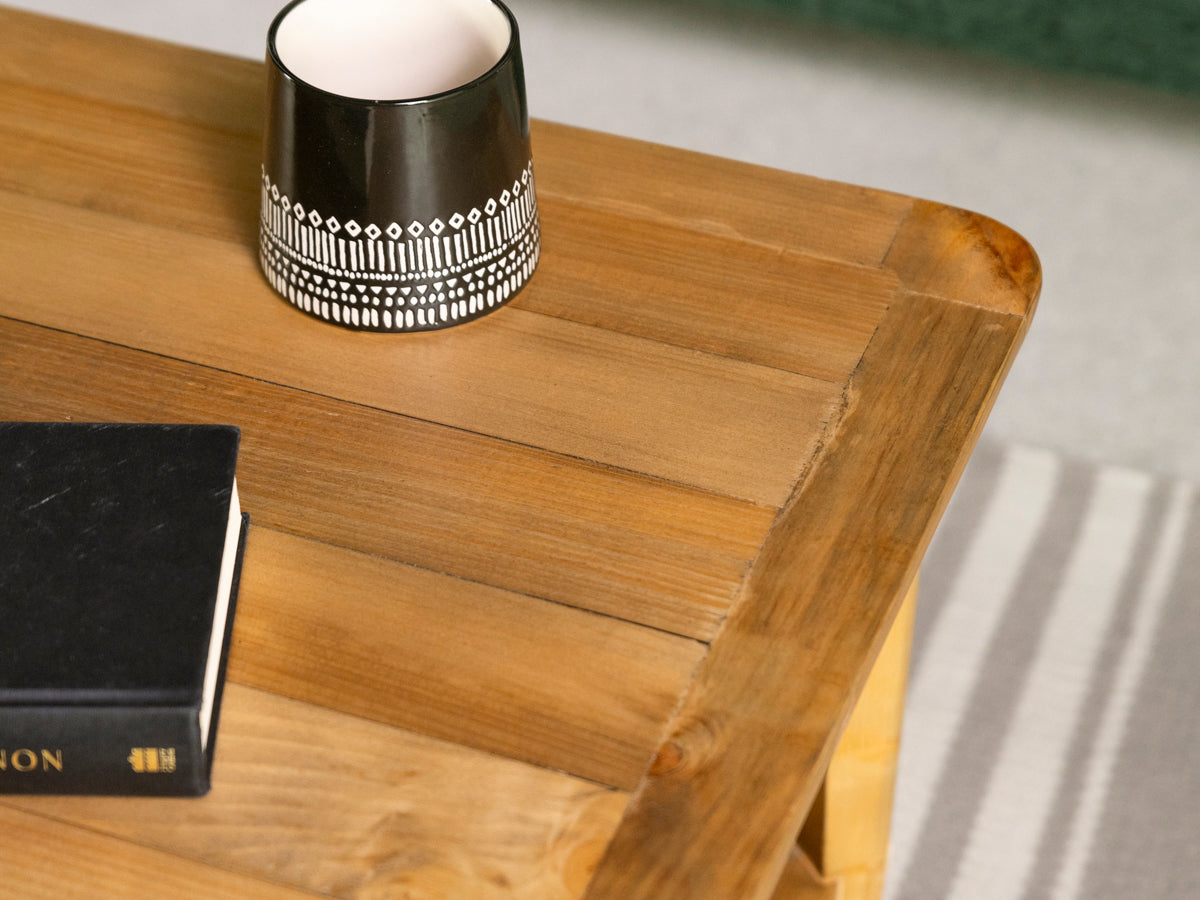 Scandi Coffee Table With Shelf