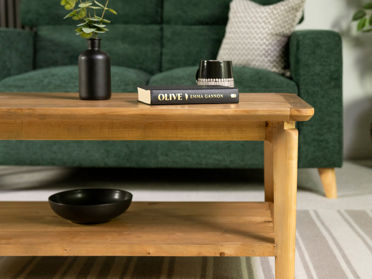 Scandi Coffee Table With Shelf