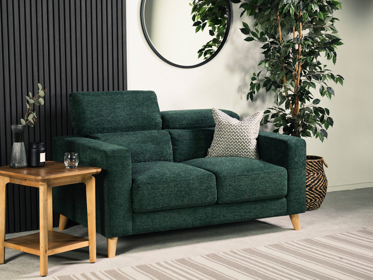 Olive 2 Seater Ratchet Headrest - Eco Sofa