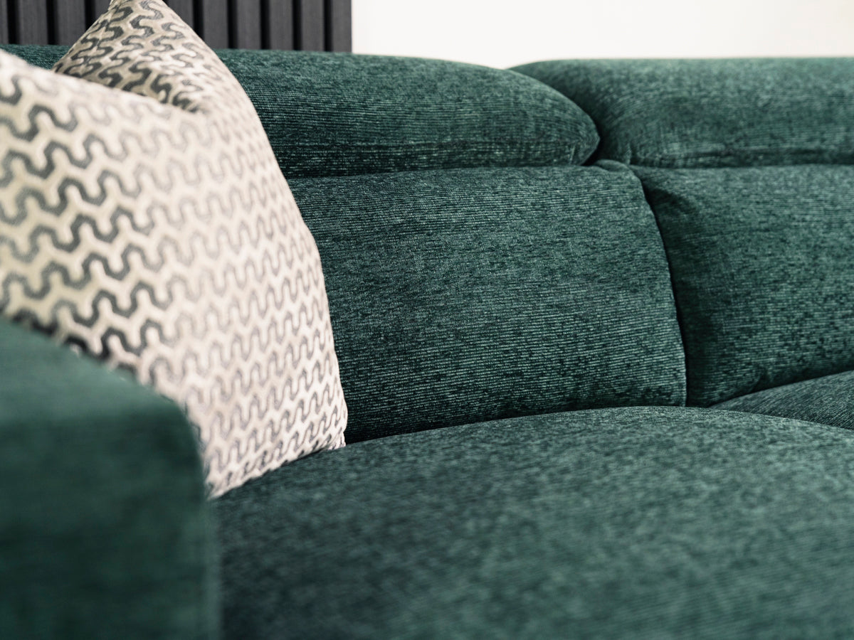 Olive 3 Seater Ratchet Headrest - Eco Sofa