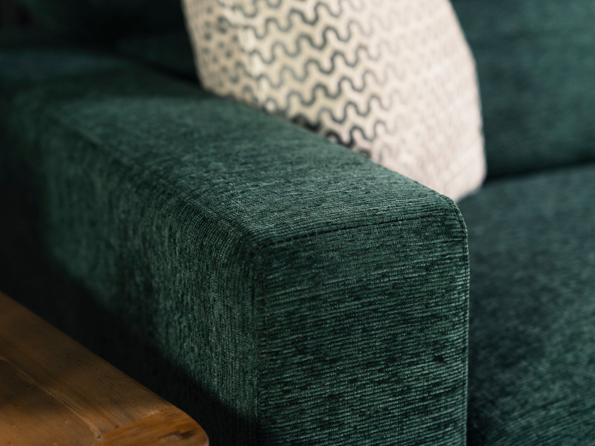 Olive 3 Seater Ratchet Headrest - Eco Sofa