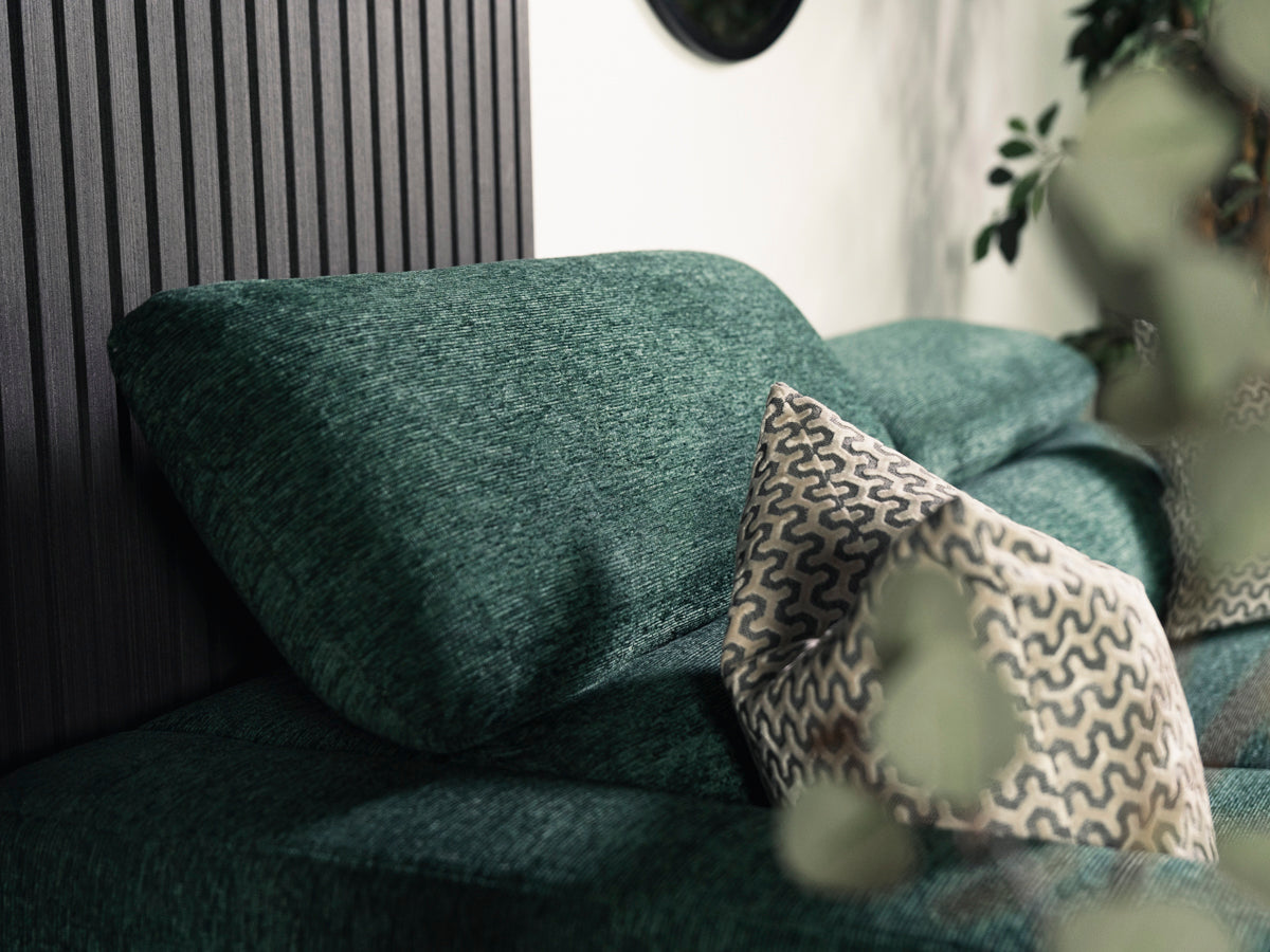 Olive 3 Seater Ratchet Headrest - Eco Sofa