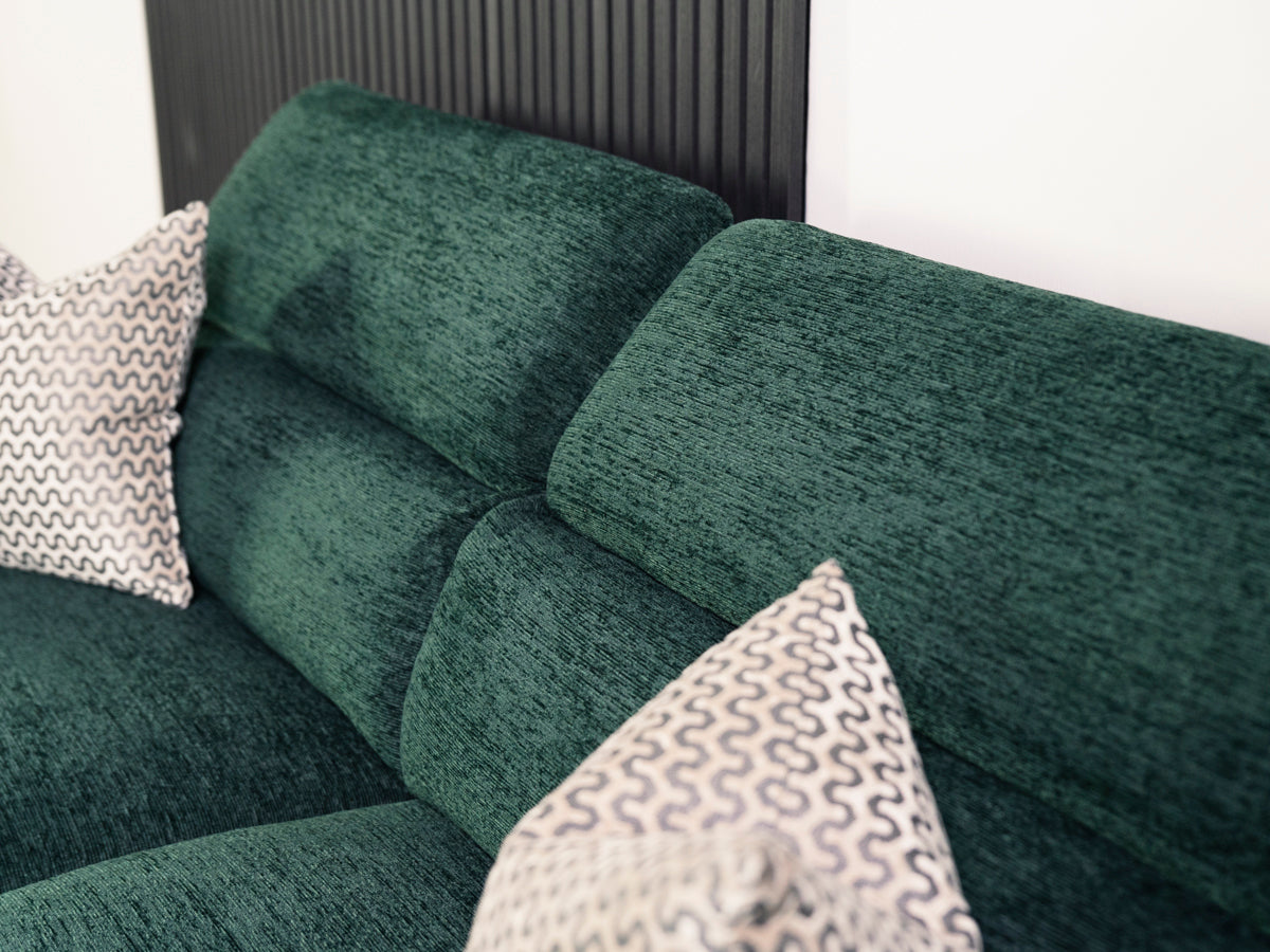Olive 3 Seater Ratchet Headrest - Eco Sofa