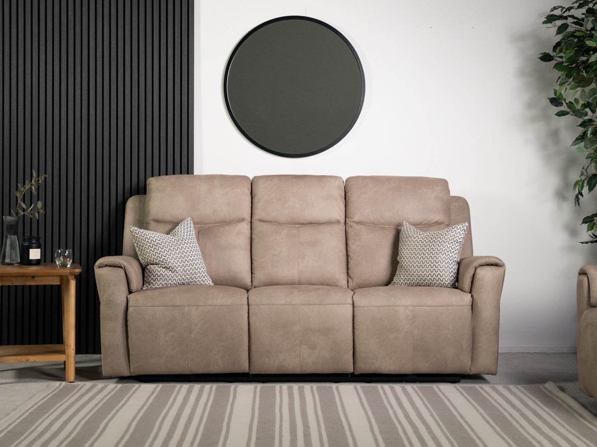 Charlie 3 Seater Power Recliner - Eco Sofa