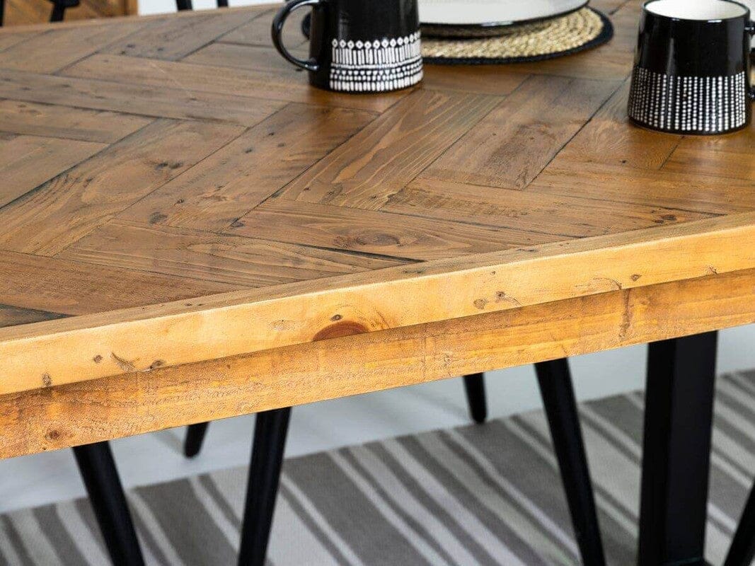 Tulsa Extendable Dining Table (180cm - 240cm) & Dining Bench