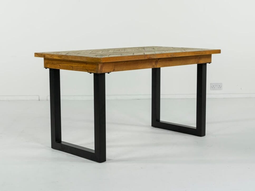 Tulsa 135cm Fixed Top Dining Table & Dining Bench