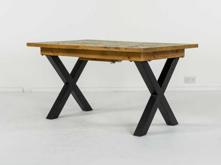 Tulsa Cross Leg Extendable Dining Table (140cm - 180cm)