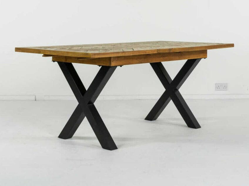 Tulsa Cross Leg Extendable Dining Table (140cm - 180cm)