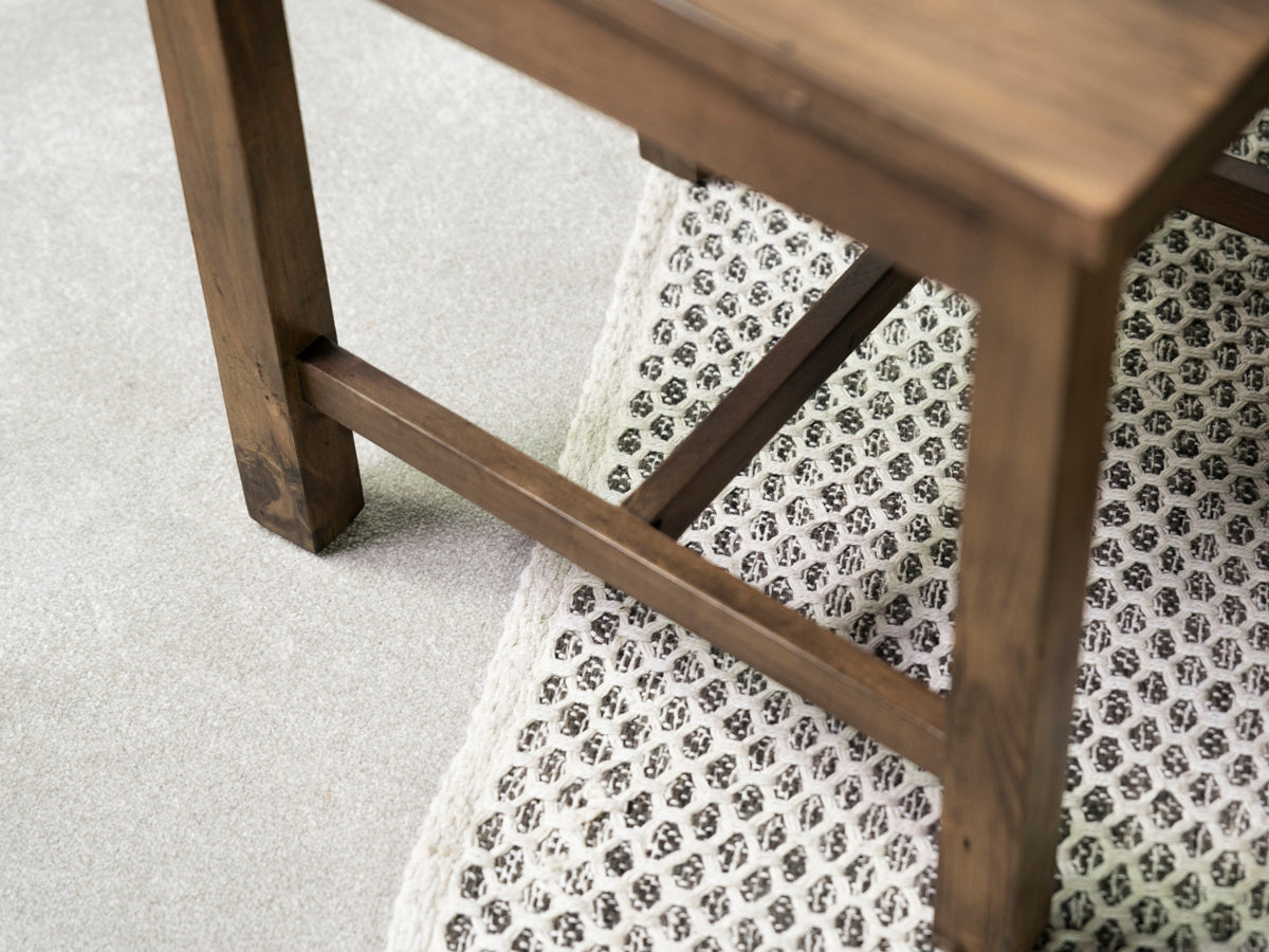 Tulsa Dark Extendable Dining Table (180cm - 240cm) & Tulsa Dark Cross Back Dining Chair