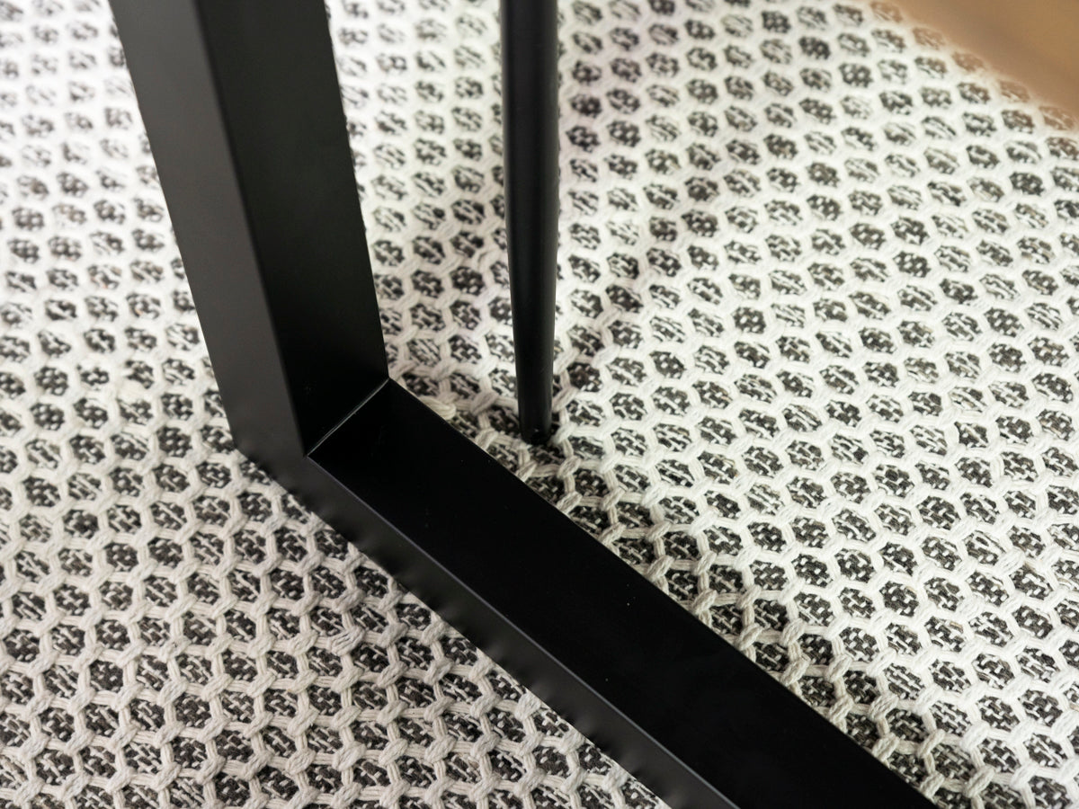 Tulsa Dark 135cm Fixed Top Dining Table & Grainger Grey Chair