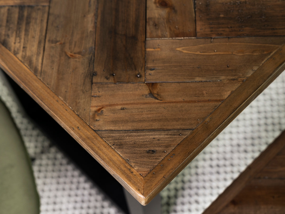 Tulsa Dark 135cm Fixed Top Dining Table & Gabo Dining Chair