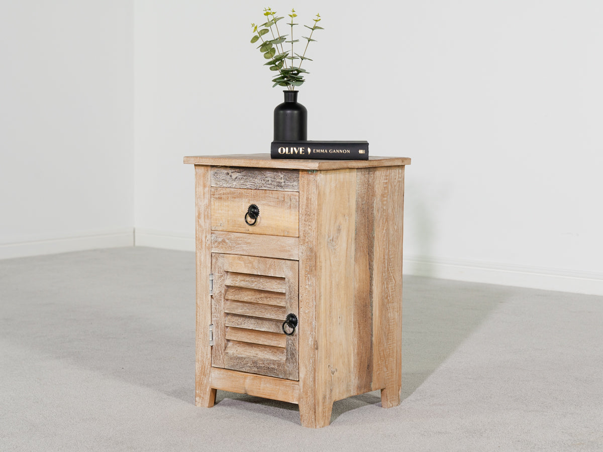 Mayflower Natural Bedside Table