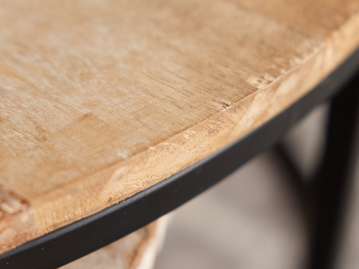 Mayflower Natural Round Nest Table