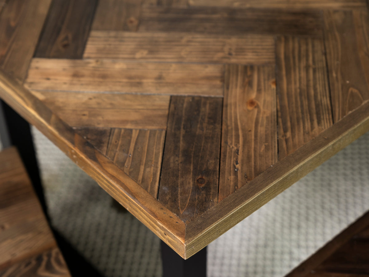 Tulsa Dark Extendable Dining Table (180cm - 240cm) & Auburn Grey Dining Chair