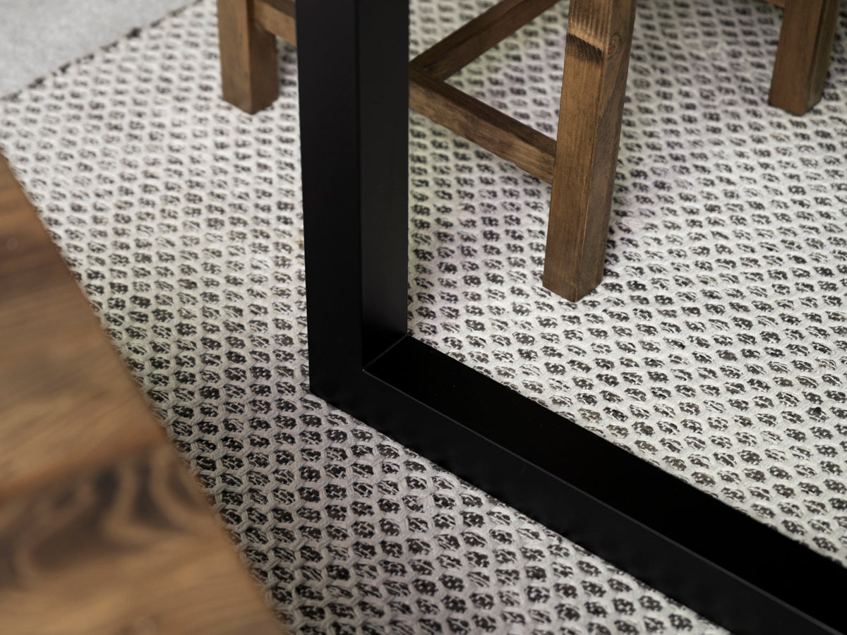 Tulsa Dark Extendable Dining Table (180cm - 240cm) & Dallas Brown Dining Chair