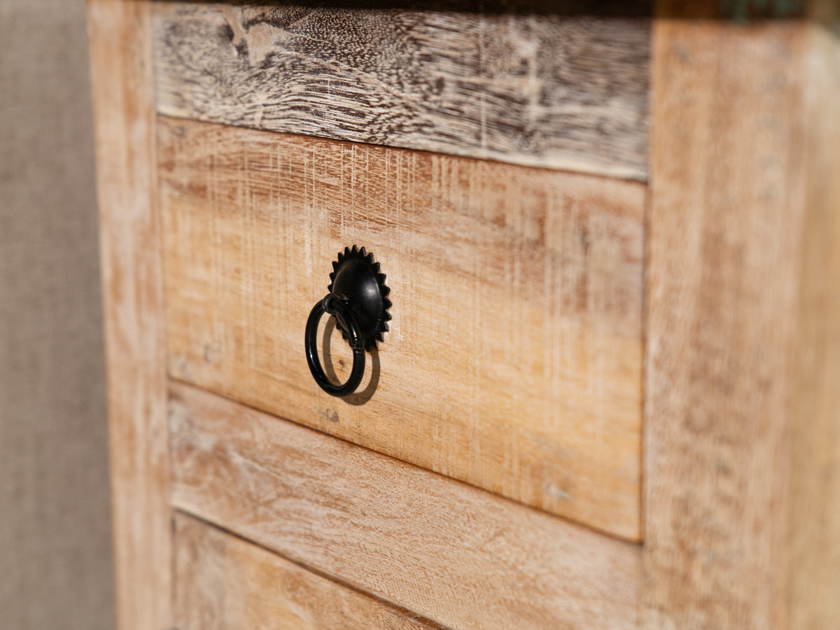 Mayflower Natural Bedside Table