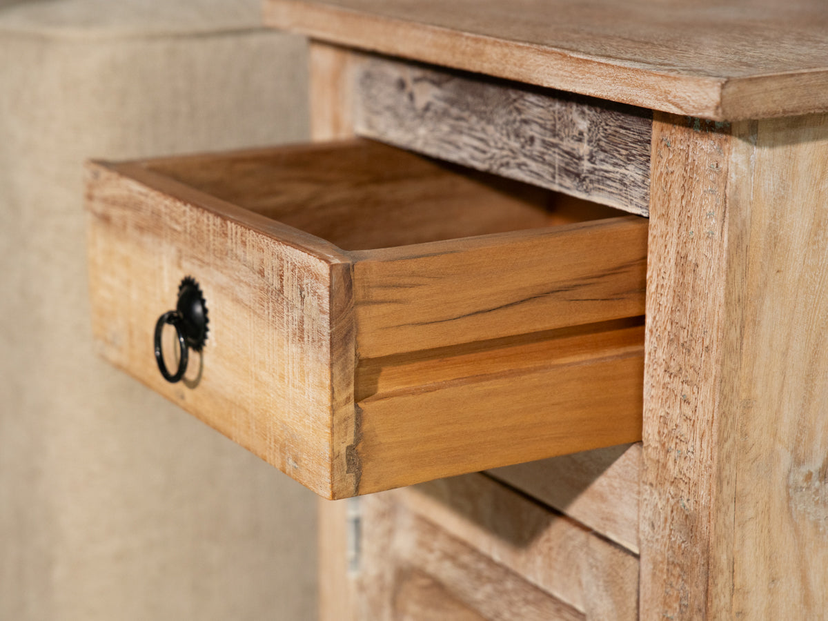 Mayflower Natural Bedside Table