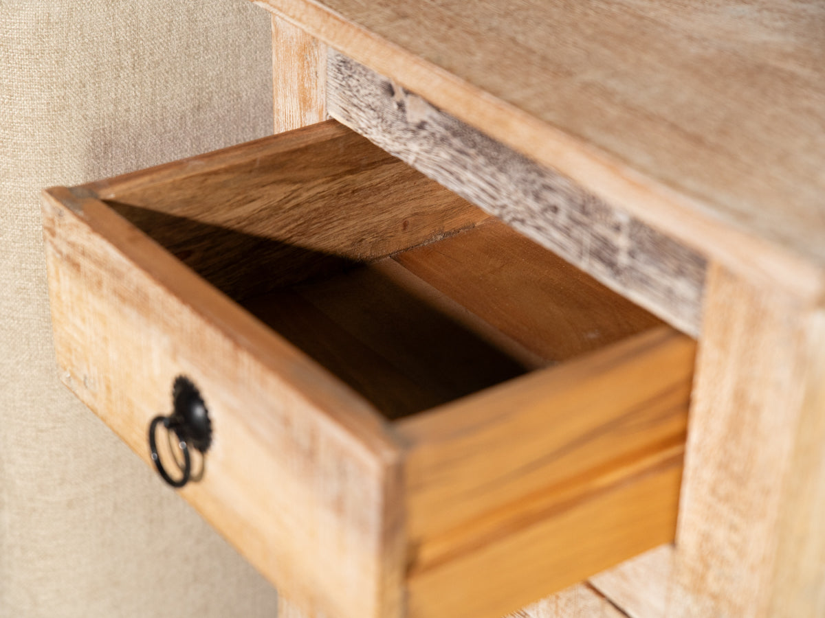 Mayflower Natural Bedside Table