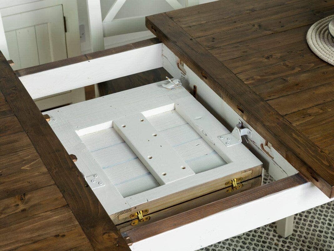 Devon Extendable Dining Table (140cm - 180cm) & Bench