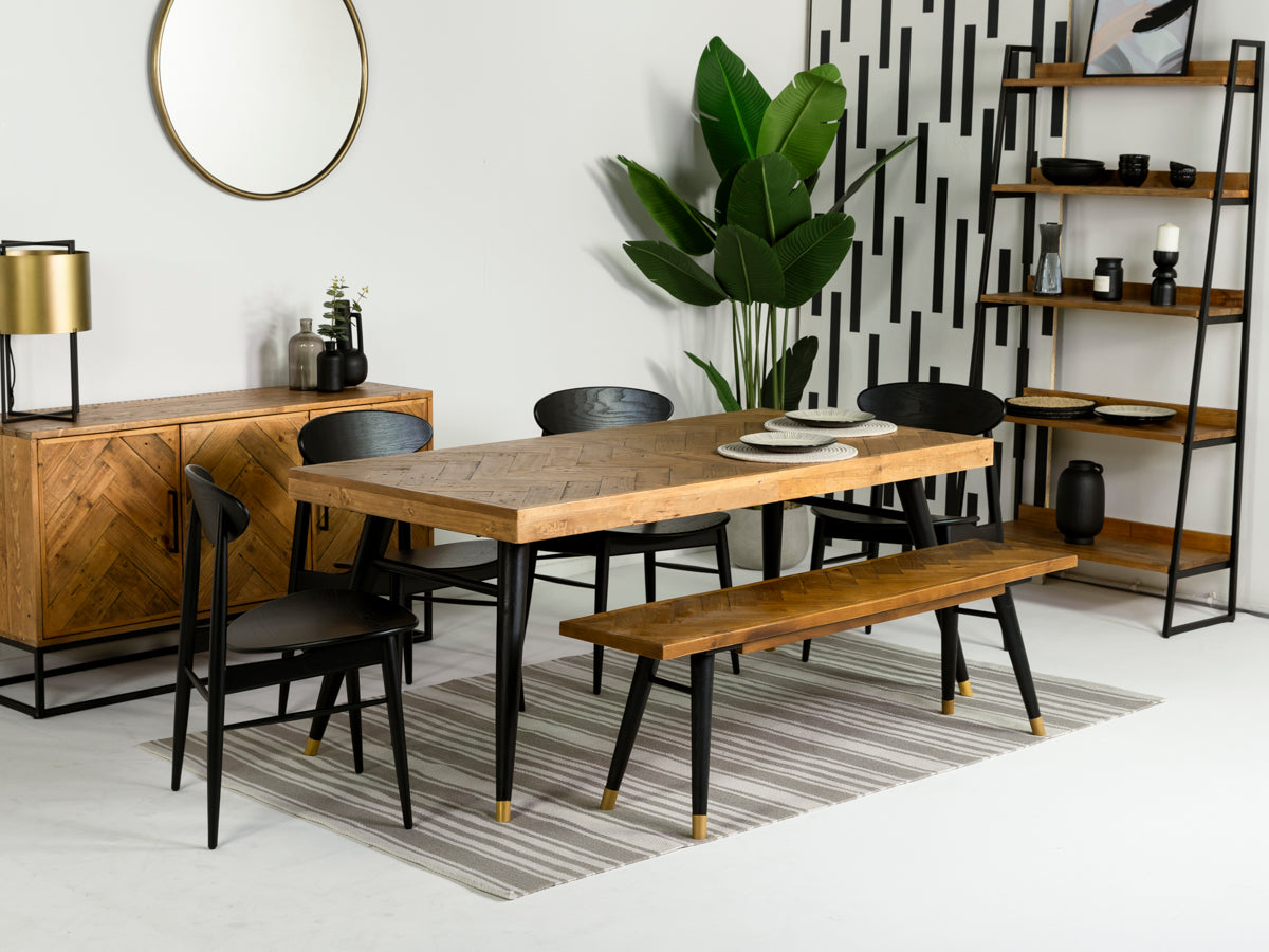 Mode 140-180cm Extendable Dining Table & Gabo Dining Chairs
