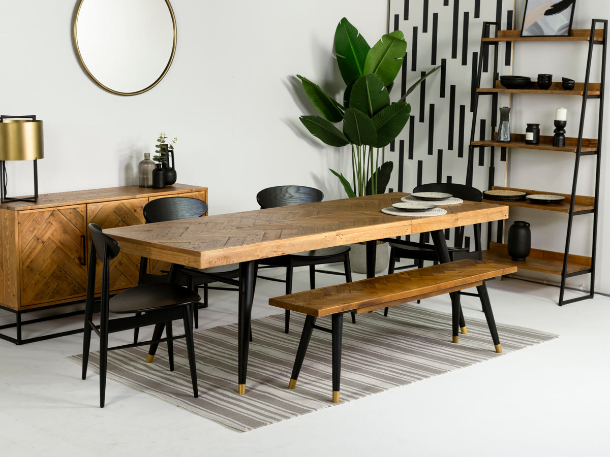 Mode 140-180cm Extendable Dining Table & Gabo Dining Chairs