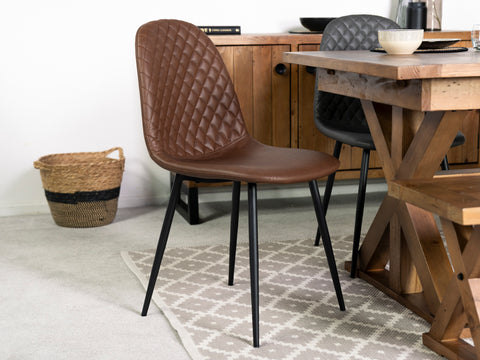 Dallas Tan Dining Chair Set Of 2