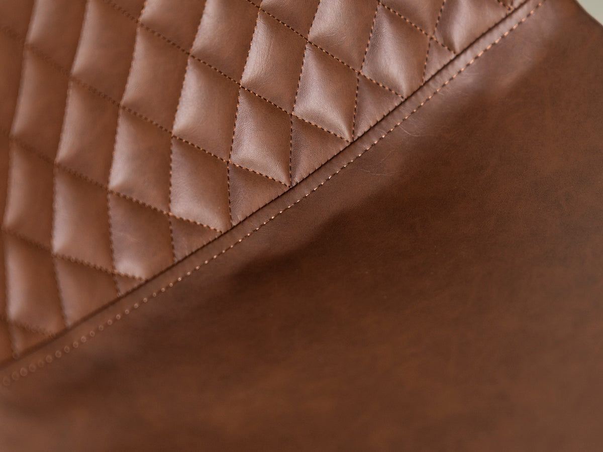 Brooklyn 160cm Fixed Top Dining Table & Brown Dallas Dining Chairs