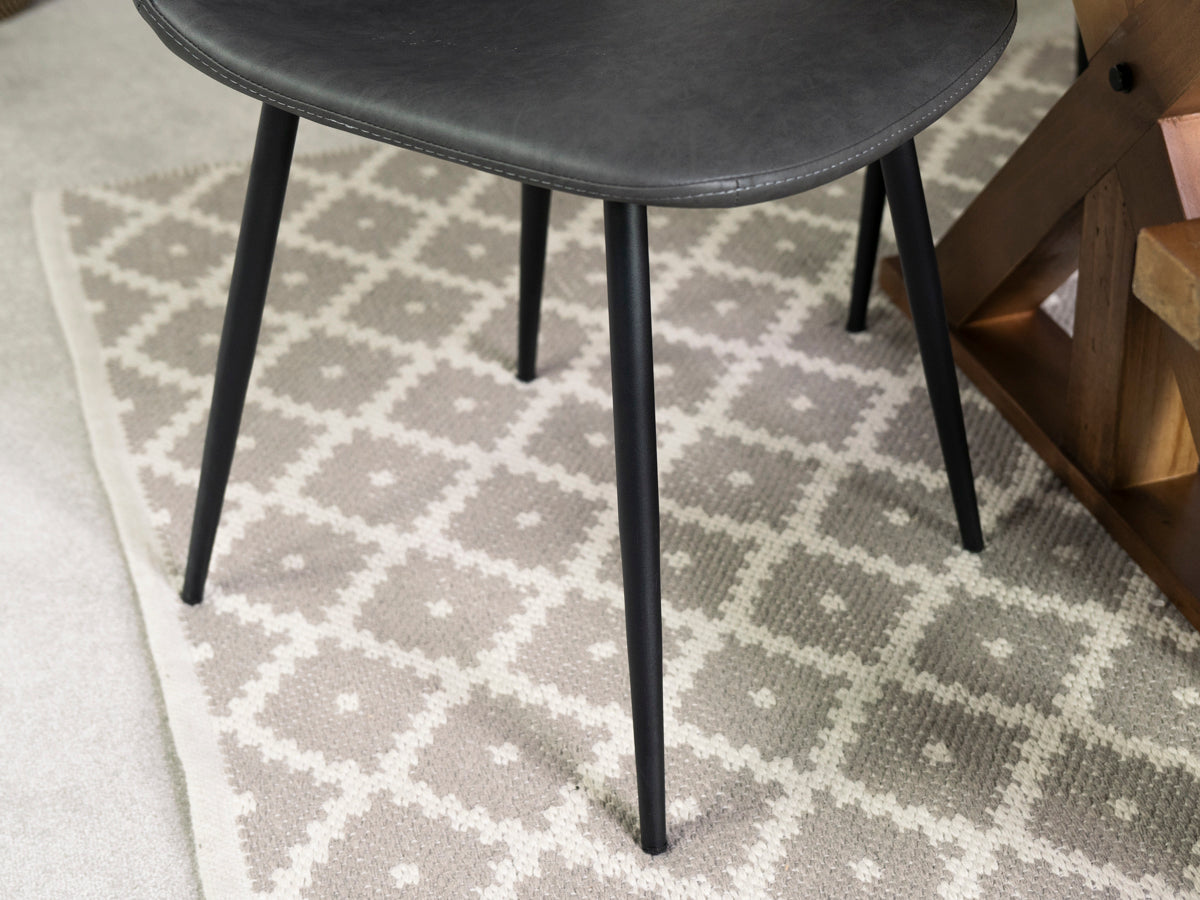 Dallas Grey Dining Chair Set Of 2