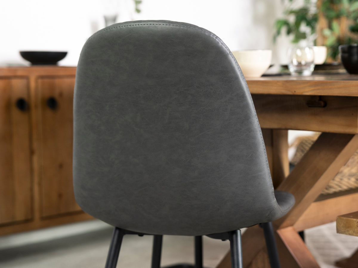 Dallas Grey Dining Chair Set Of 2