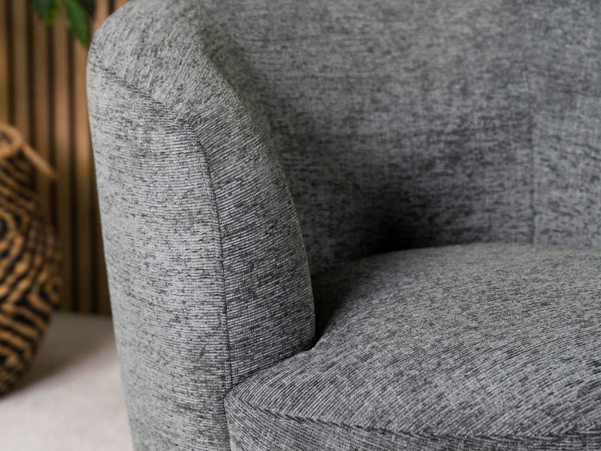 Adelaide Eco Grey Swivel Chair