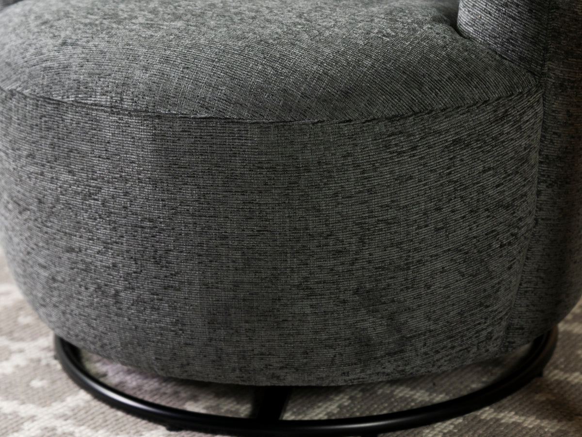 Adelaide Eco Grey Swivel Chair
