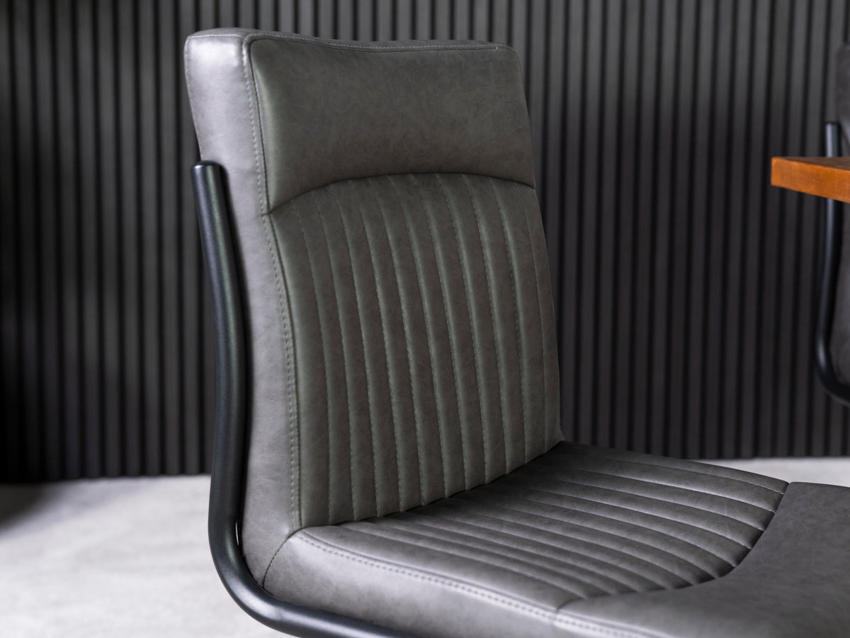 Auburn Grey Dining Chair Set Of 2