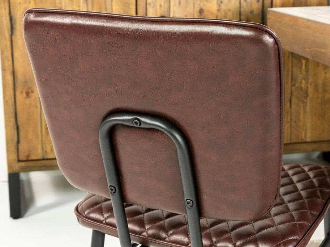 Brooklyn Light Extendable Dining Table (180cm - 240cm) & Houston Brown Dining Chair