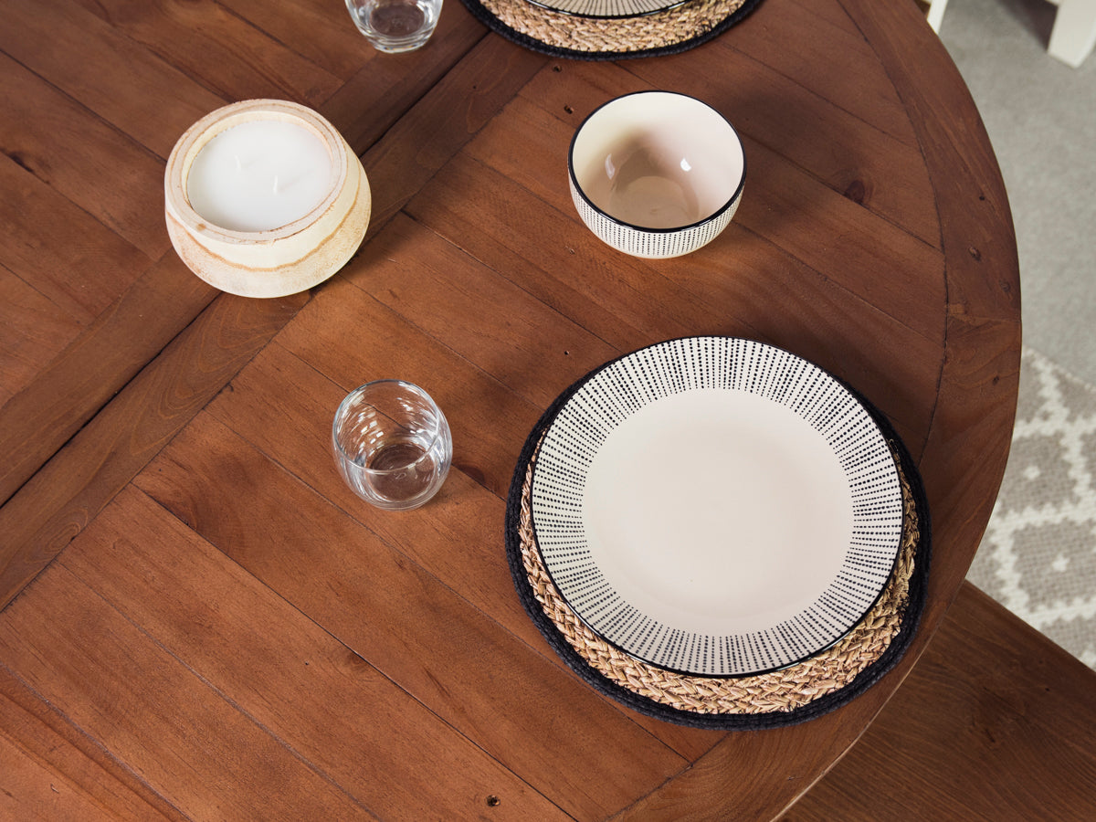 Devon Extendable Round Dining Table (120cm - 160cm)