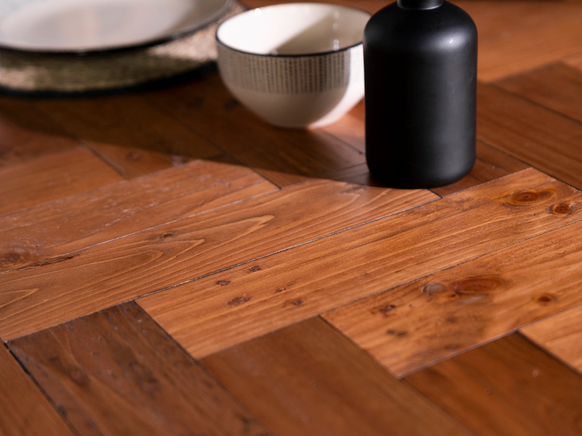 Tulsa Fixed Top Cross Leg Dining Table