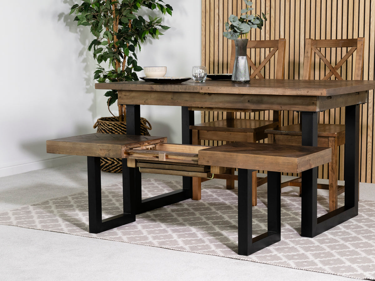 Tulsa Dark Extending Bench