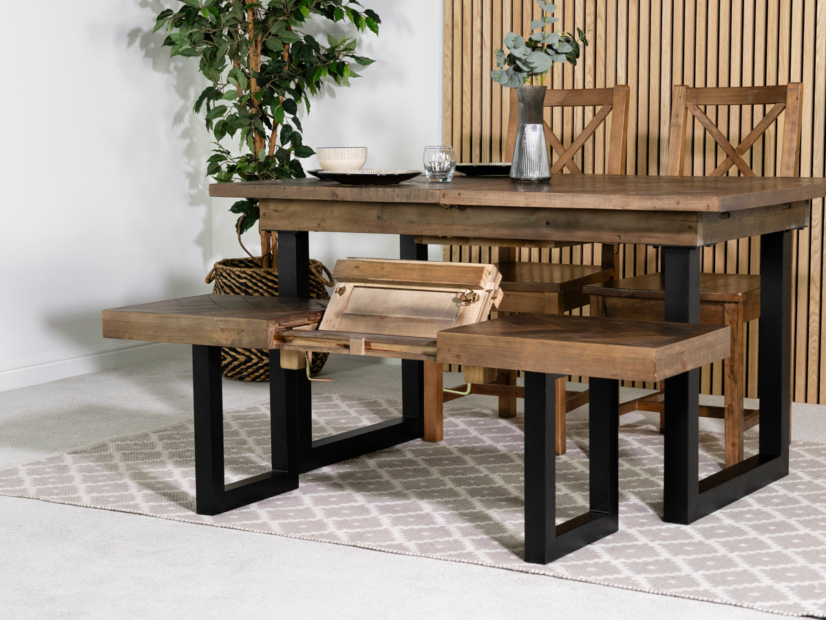 Tulsa Dark Extending Bench