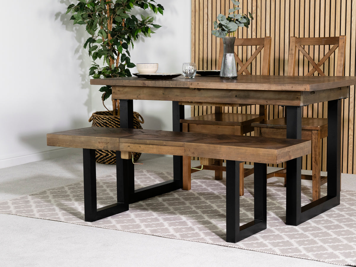 Tulsa Dark Extending Bench