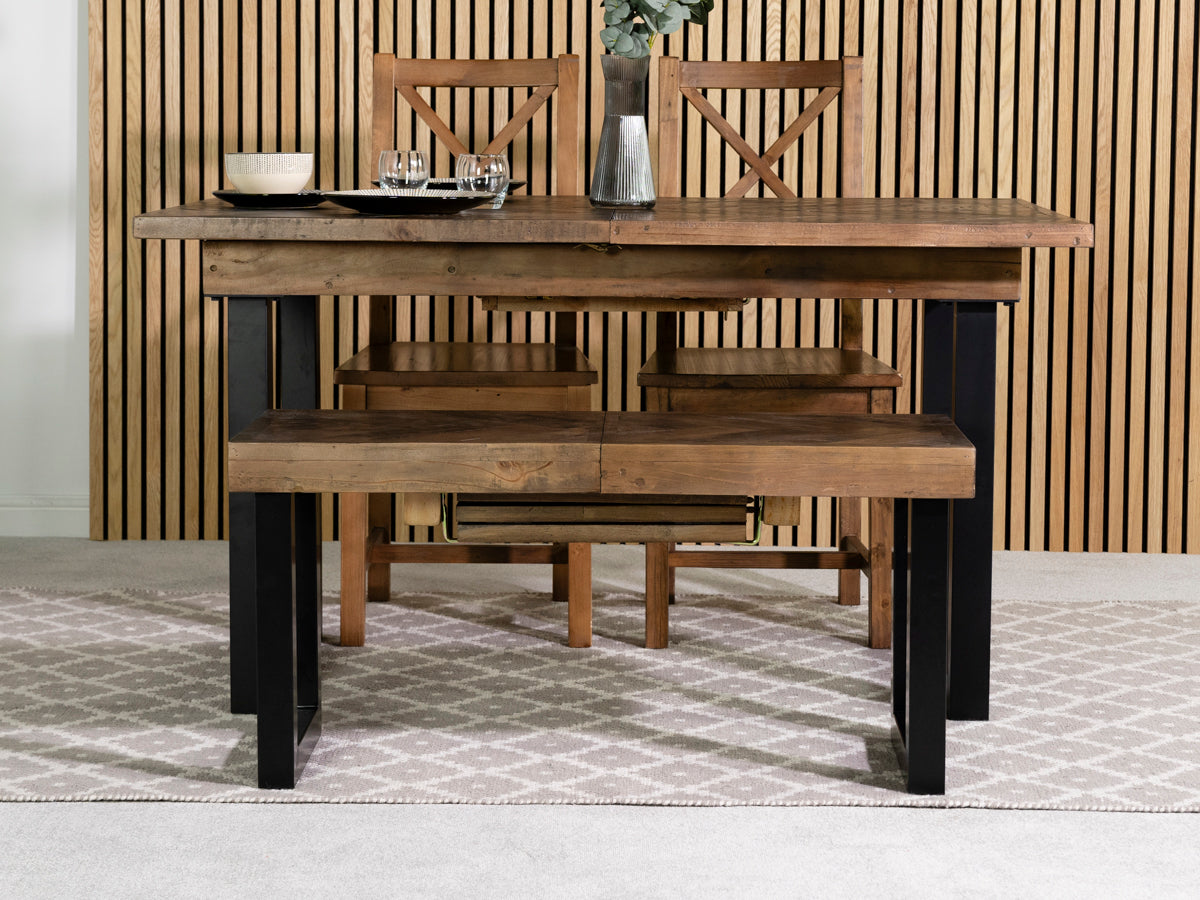 Tulsa Dark Extending Bench