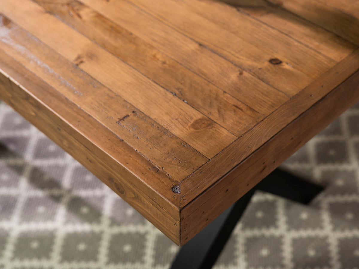 Brooklyn 180cm Fixed Top Cross Leg Dining Table