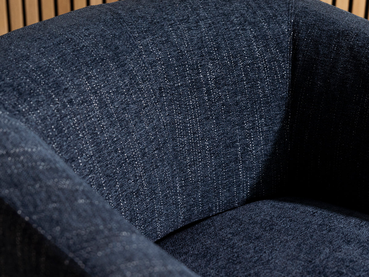 Dahlia Eco Blue Swivel Chair