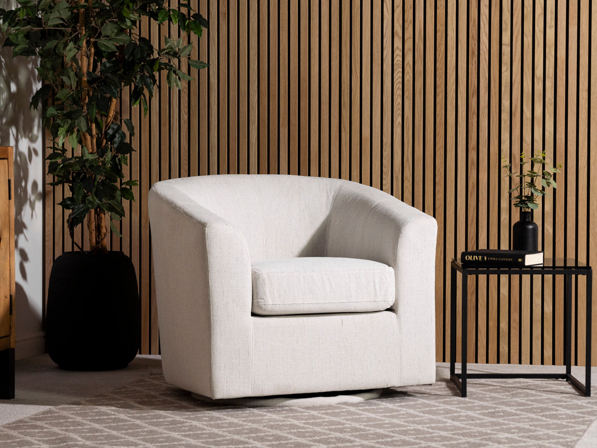 Dahlia Eco Natural Swivel Chair