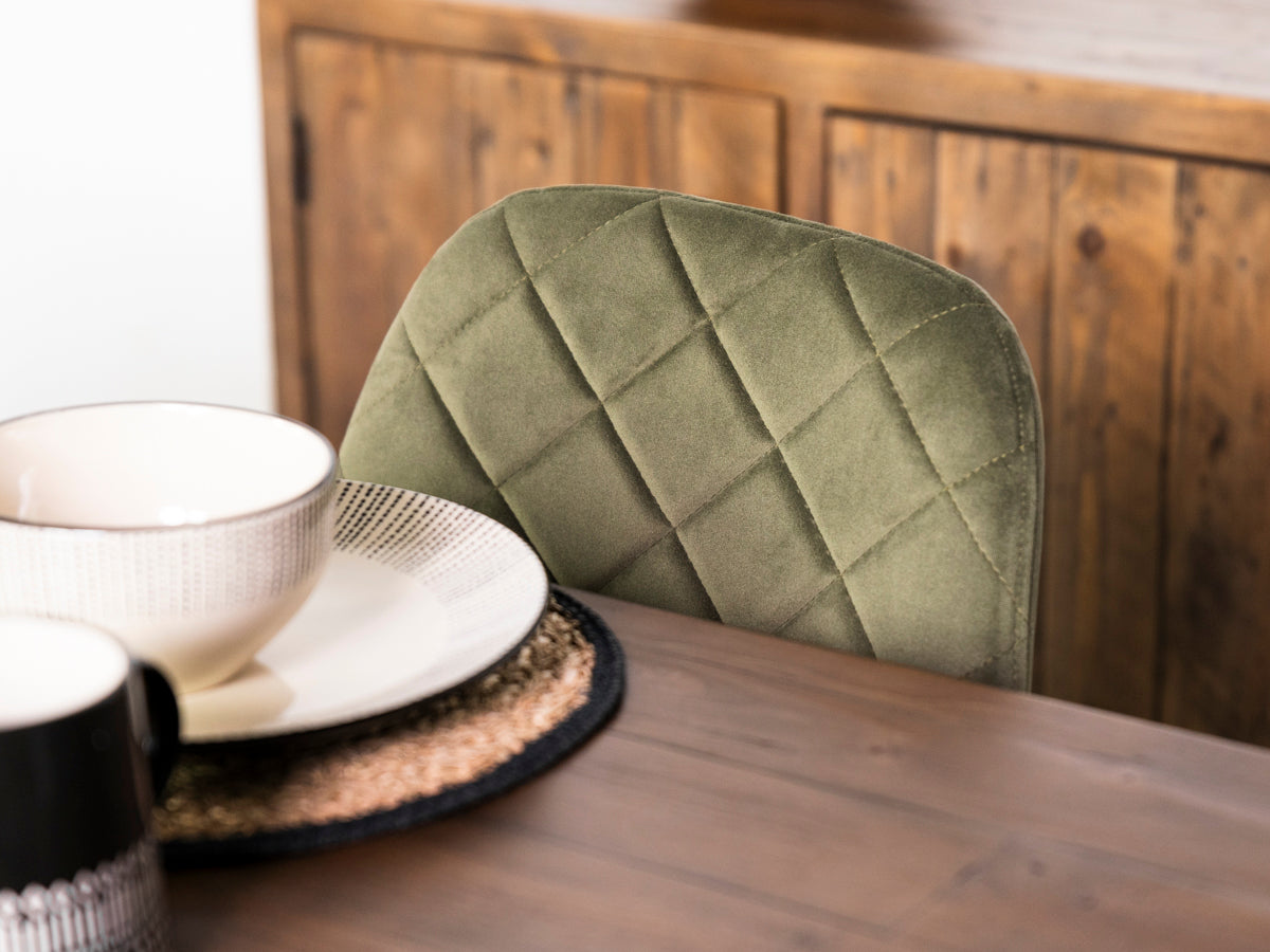 Brooklyn Light 180cm Fixed Top Dining Table & Alston Dining Chairs