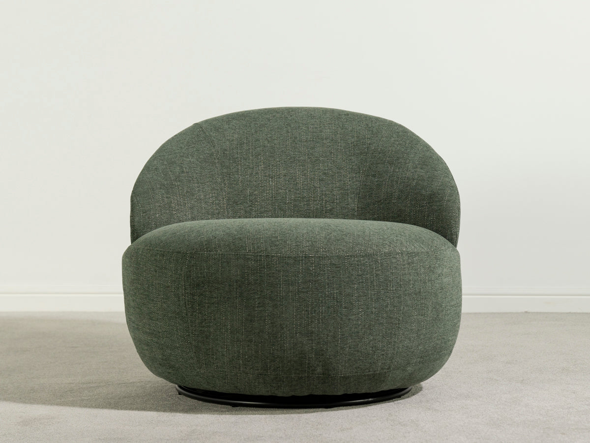 Abelia Eco Green Swivel Chair