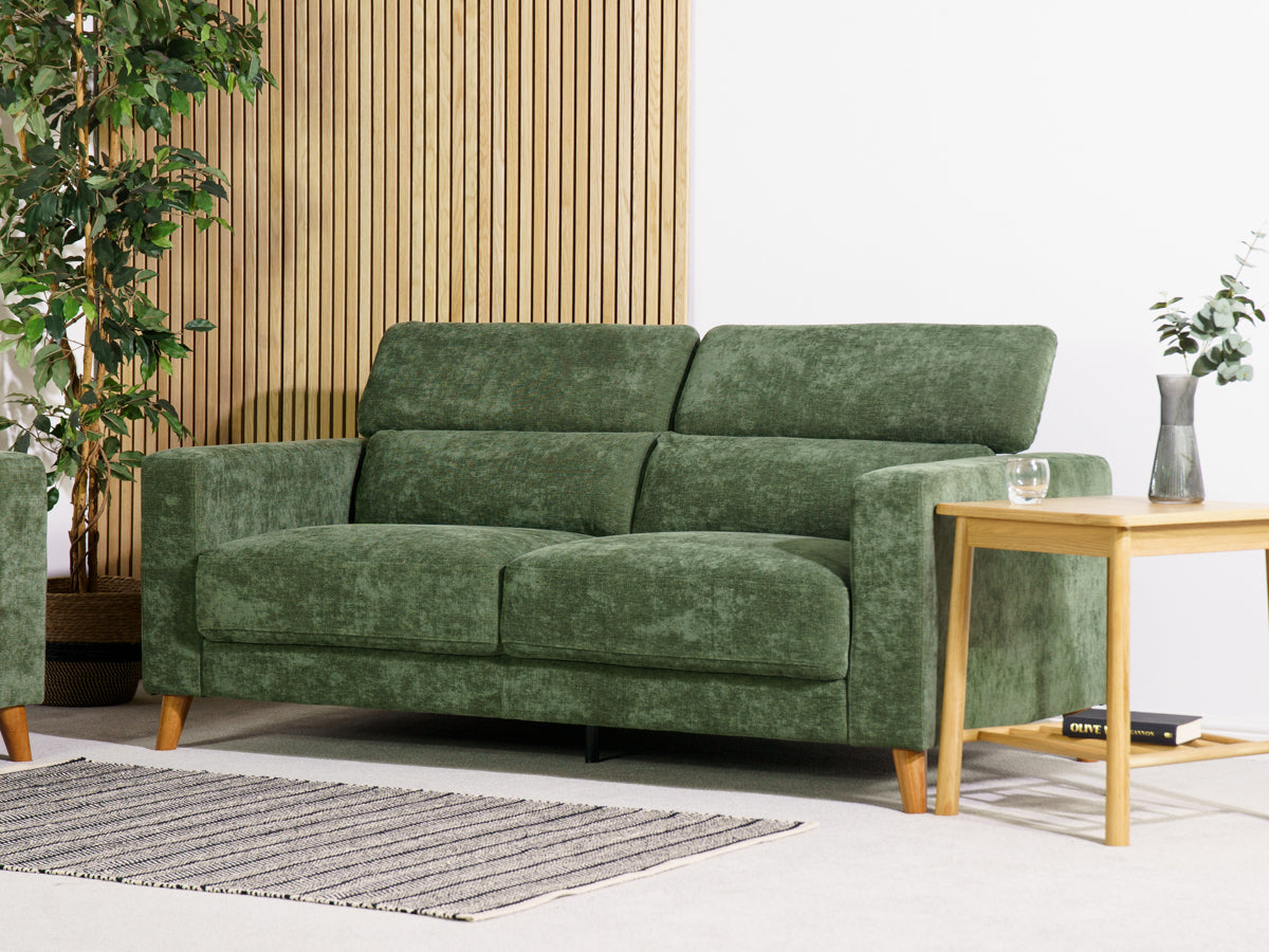 Olive Green 3 Seater