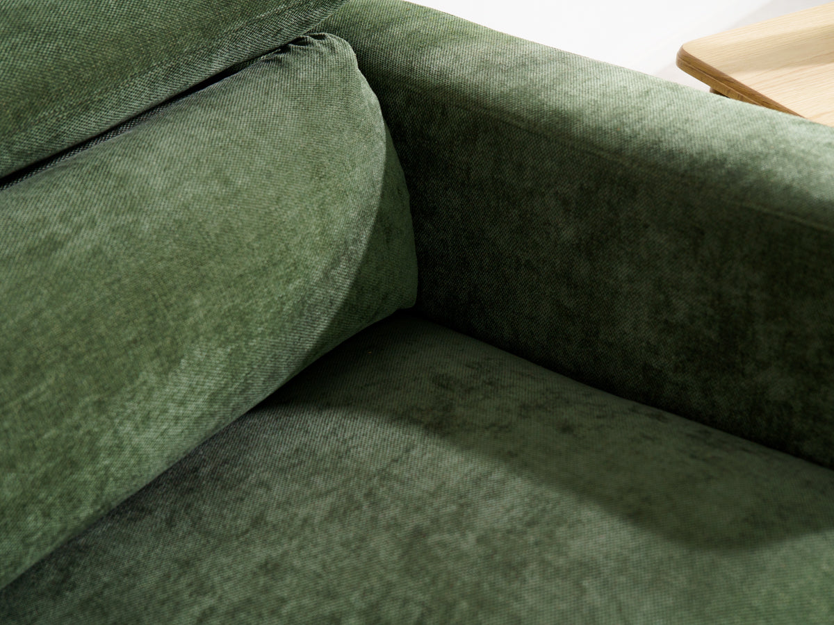 Olive Green 3 Seater