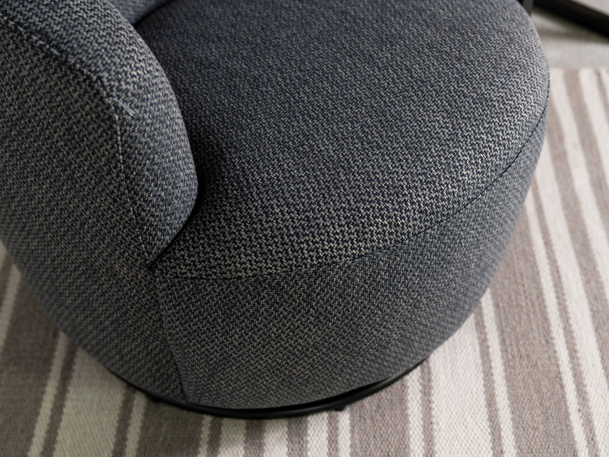 Adelaide Eco Navy Swivel Chair